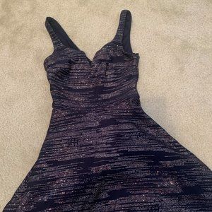Navy Blue Sparkly Dress